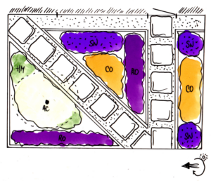Beplantingsplan voortuin